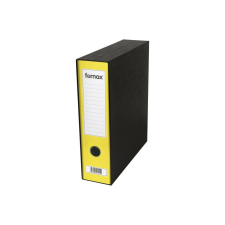 Fornax Tokos iratrendező A4, 8cm, Fornax Prestige sárga irattartó
