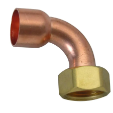  Forrasztható réz sarok félhollandi 18mm / 3/4" BM hűtés, fűtés szerelvény