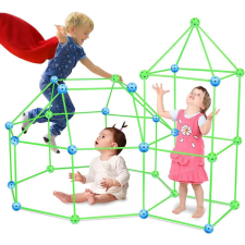  FORTKID várépítő készlet gyerekeknek – világít a sötétben kreatív és készségfejlesztő