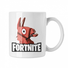  Fortnite láma - Fehér Bögre bögrék, csészék