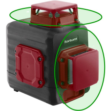 Fortum 4780214 2D zöld keresztvonalas lézer, önszintező mérőműszer