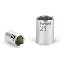 Fortum Dugófej, 1/4&quot;, 7mm, 61CrV5, mattkróm, 25mm hosszú (Dugófej) torxkulcs