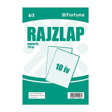 Fortuna Rajzlap famentes FORTUNA A/3 120 gr 10 ív/csomag rajzlap