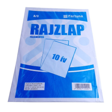 Fortuna Rajzlap félfamentes fortuna a/3 10 ív/csomag rajzlap