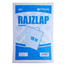 Fortuna Rajzlap félfamentes FORTUNA A/4 10 ív/csomag rajzlap