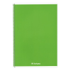 Fortuna Spirálfüzet vonalas FORTUNA Monocolor A/5 70 lapos zöld