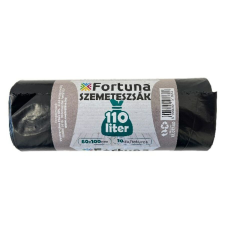 Fortuna Szemeteszsák FORTUNA 110L fekete 60x100 cm 10 db/tekercs tisztító- és takarítószer, higiénia