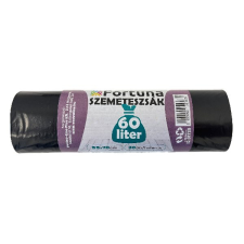 Fortuna Szemeteszsák FORTUNA 60L fekete 55x70 cm 20 db/tekercs tisztító- és takarítószer, higiénia