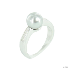 FOSSIL Női gyűrű ezüst JFS00016040 Zyrkonia Gyöngy 17 gyűrű