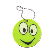 Foszforos kulcstartó - smiley arc kulcstartó
