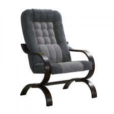  Fotel, világosszürke/sötétszürke/dió, GURU bútor