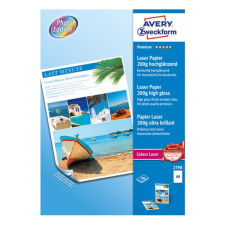Fotópapír AVERY 2798 A/4 laser fényes 200 gr 100 ív/csomag fotópapír