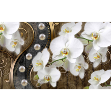  Fotótapéta absztrakció orchideák 7 3D XL tapéta, díszléc és más dekoráció