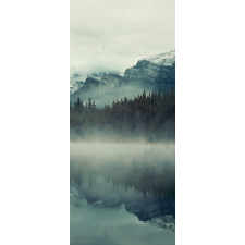  Fotótapéta ajtóra MOUNTAIN LAKE 86x200 cm tapéta, díszléc és más dekoráció