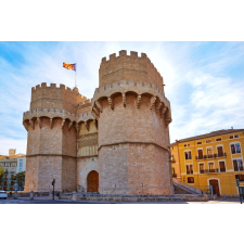  Fotótapéta City93 Tower Torres de Serranos Valencia, 300 x 250 cm tapéta, díszléc és más dekoráció