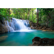  Fotótapéta erdő vízesés XL tapéta, díszléc és más dekoráció