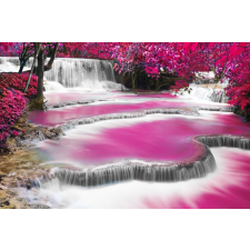  Fotótapéta Pink waterfall, 400 x 250 cm tapéta, díszléc és más dekoráció