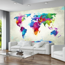  Fotótapéta térkép - The map of happiness Világtérkép 450x270 térkép