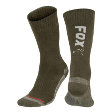 FOX black / orange thermolite long sock eu 40-43 zokni férfi zokni