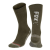 FOX black / orange thermolite long sock eu 40-43 zokni