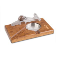 FOX KNIVES asztali szivarvágó hamutartóval, rozsdamentes acél hamutartó