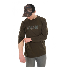 Fox Long Sleeve Khaki Camo T-Shirt - Small póló (CFX109) horgászkiegészítő