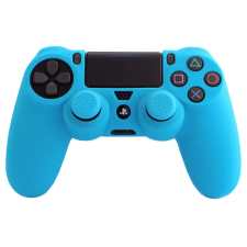 FR-TEC Szilikon tok + hüvelykujj csúszásgátló PS4 kék videójáték kiegészítő