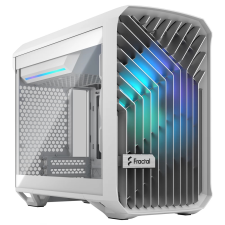 FRACTAL DESIGN Torrent Nano RGB TG Clear Tint fehér számítógép ház