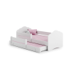  Franciaágy Wave 160x80 fehér