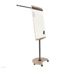 Franken Flipchart tábla PRO Mobil FC616H gurulós, fa hatású Franken flipchart