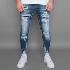 Frayed Skinny Farmernadrág - Méret: 36 férfi nadrág