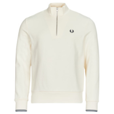 Fred Perry Pulóverek HALF ZIP SWEATSHIRT Bézs EU L
