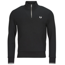 Fred Perry Pulóverek HALF ZIP SWEATSHIRT Fekete EU M