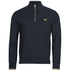 Fred Perry Pulóverek HALF ZIP SWEATSHIRT Tengerész EU M
