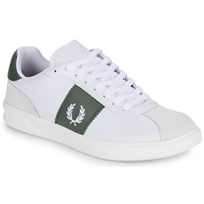 Fred Perry Rövid szárú edzőcipők B4 LEATHER / SUEDE Fehér 44