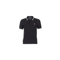 Fred Perry Rövid ujjú galléros pólók SLIM FIT TWIN TIPPED Fekete EU XL