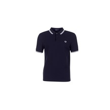 Fred Perry Rövid ujjú galléros pólók SLIM FIT TWIN TIPPED Tengerész EU M férfi póló