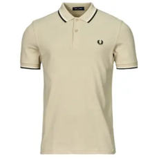 Fred Perry Rövid ujjú galléros pólók TWIN TIPPED FRED PERRY SHIRT Bézs EU S
