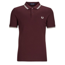 Fred Perry Rövid ujjú galléros pólók TWIN TIPPED FRED PERRY SHIRT Bordó EU S