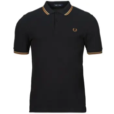 Fred Perry Rövid ujjú galléros pólók TWIN TIPPED FRED PERRY SHIRT Fekete EU 3XL