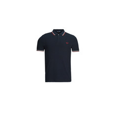 Fred Perry Rövid ujjú galléros pólók TWIN TIPPED FRED PERRY SHIRT Tengerész EU S