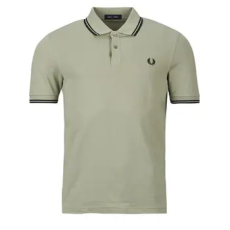 Fred Perry Rövid ujjú galléros pólók TWIN TIPPED FRED PERRY SHIRT Zöld EU XL