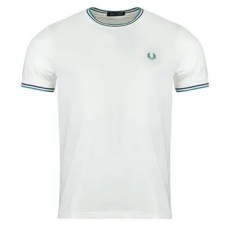 Fred Perry Rövid ujjú galléros pólók TWIN TIPPED T-SHIRT Fehér EU L