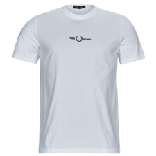 Fred Perry Rövid ujjú pólók EMBROIDERED T-SHIRT Fehér EU XL férfi póló
