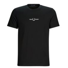 Fred Perry Rövid ujjú pólók EMBROIDERED T-SHIRT Fekete EU L
