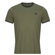 Fred Perry Rövid ujjú pólók TWIN TIPPED T-SHIRT Zöld EU XL