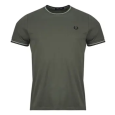 Fred Perry Rövid ujjú pólók TWIN TIPPED T-SHIRT Zöld EU XS