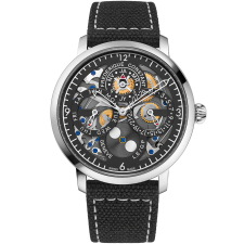Frederique Constant FC-775PS4S6 Mens Watch Slimline Perpetual Calendar 42mm 3ATM, karóra