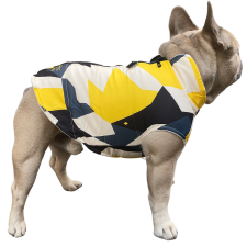  Free Dogs bélelt kutyakabát, sárga, 4XL-es kutyaruha