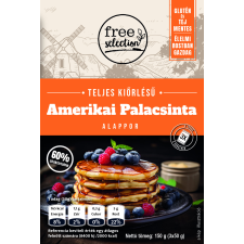 Free selection teljes kiőrlésű amerikai palacsinta alappor 3x50g 150 g alapvető élelmiszer